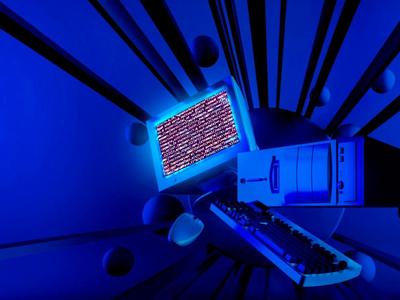 Modern office environment showcasing successful blockchain implementation